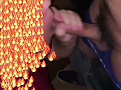 Blowing my str8 friend at a storage unit