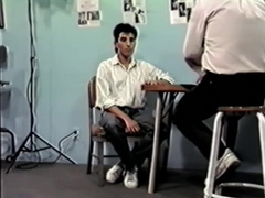 18 year old Steve's Audition - His First OTK Spanking - Big Uncut Boner