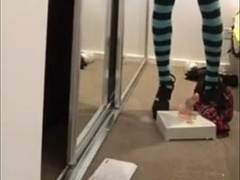 Asian Sissy and his toy 5