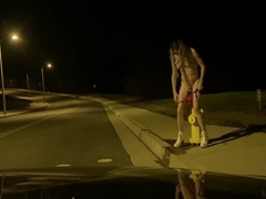 Sissy Astrid Apathy Chastity And Anal Masturbation Public