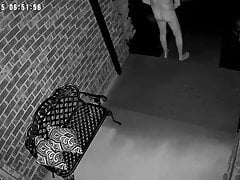 Caught by Front Door Camera