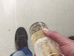 Piss in glass