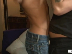 Watch this massive dick slam into a straight ass & fill it with hot jizz