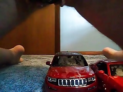 Fucking Cum on 3 toy cars