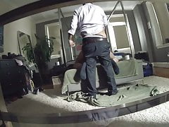 Barebacked blindfolded by anon big cock
