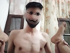 Indian desi student having sex in midnight time