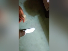 Old black man fucks white twink