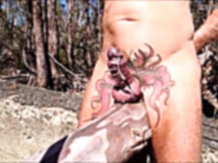 E-stimming in the thicket with slow-mobility at the end.