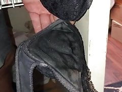 cum on black bra now
