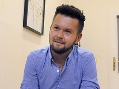 POV anal casting video featuring a skinny newcomer