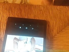 Cum tributing a very sexy Spanish girl
