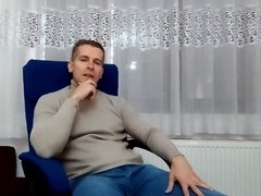 Dirty-talking therapist convinces you to blow his big cock in POV style