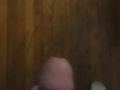 Cumming on floor!