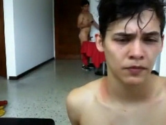 Crazy male in horny webcam, amateur homosexual sex clip