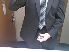 Suited Masturbation