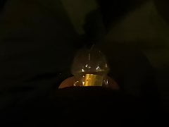Publicly exposed in chastity