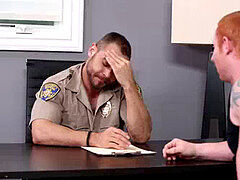 Jordan A gets his way with officer Brock Avery