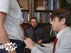 TWINKPOP - Suspended Lads Joey Mills And Jake Preston Commence In An Orgasmic School Escapade