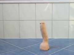 Crossdresser Rides Fat Dildo - Big Cock Amateur Solo