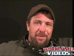 Hairy mature homo masturbates on a chair and cums in buckets