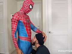 Spiderman pounds at ManUpFilms