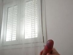 Hot man massaging his dick before starting the day #13