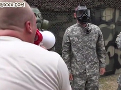 Military Jocks Enjoy Locker Room Orgy After Cocksucking