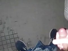 Gets sucked off and shoots hard and far