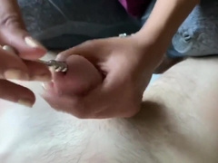 Extreme Sounding Pushes Me Over The Edge And I Force Out The Rod With My Cum