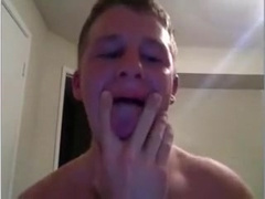 Straight guys feet on webcam #425