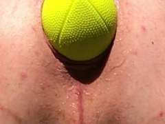 Slamming nerf football in my fellow fuckbox