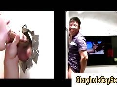 Watch straight asian cum at gloryhole