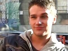 Young twink ass fucked in 3way