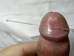 CBT needling penis