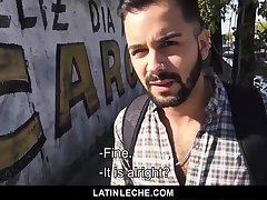 LatinLeche - Bearded Latin Guy Used On Camera