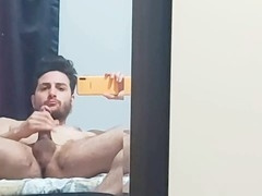 Damsel gives her man's bum a sensual slurp with her soft lips