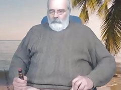 Daddy cums on cam