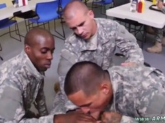 Horny gay soldiers obey their drill sergeant's every command!