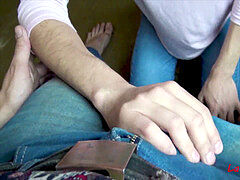 Oral pleasure, real, bareback