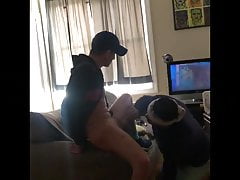 Hot blowjob at home