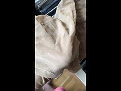 Double Cumshot on GF Pantyhose (3rd total) & Heels
