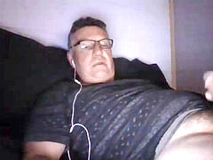 father ejaculates on webcam