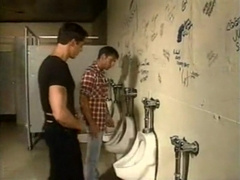 Public bathroom random hook-up