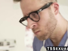 TSSexual.com - Kasey Kei's t-girl rump piercing sesh