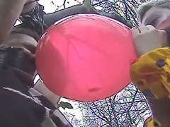 Handjob, in the woods, trusses