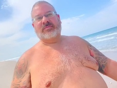 Nude beach, nude beach voyeur, gay fat ass