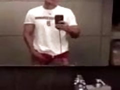 David zepeda  tocando  su verga
