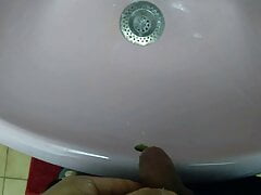 Cock pissing for your pleasure