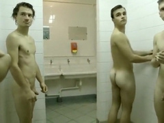 all set to take a shower