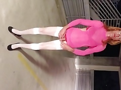 Crossdresser in public